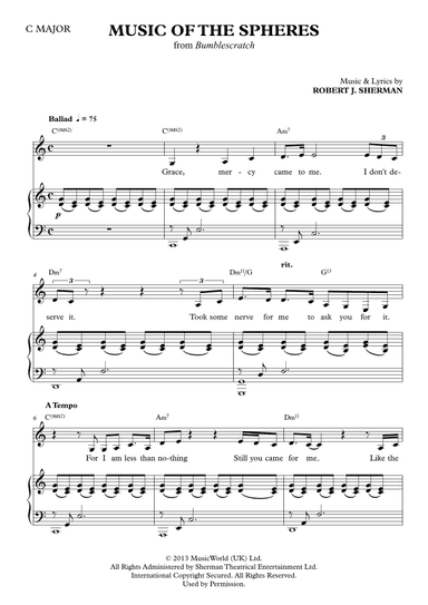 Music Of The Spheres  (C Major)