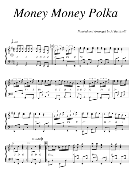Money Money Polka (arr. Al Battistelli)