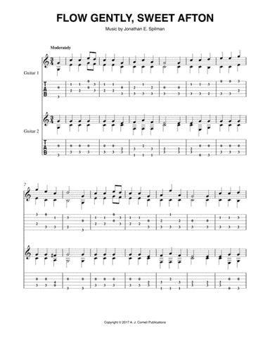 Flow Gently, Sweet Afton (arr. Mark Phillips)