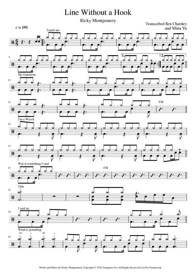 Line Without A Hook (arr. Ben Charnley, Mina Yu)