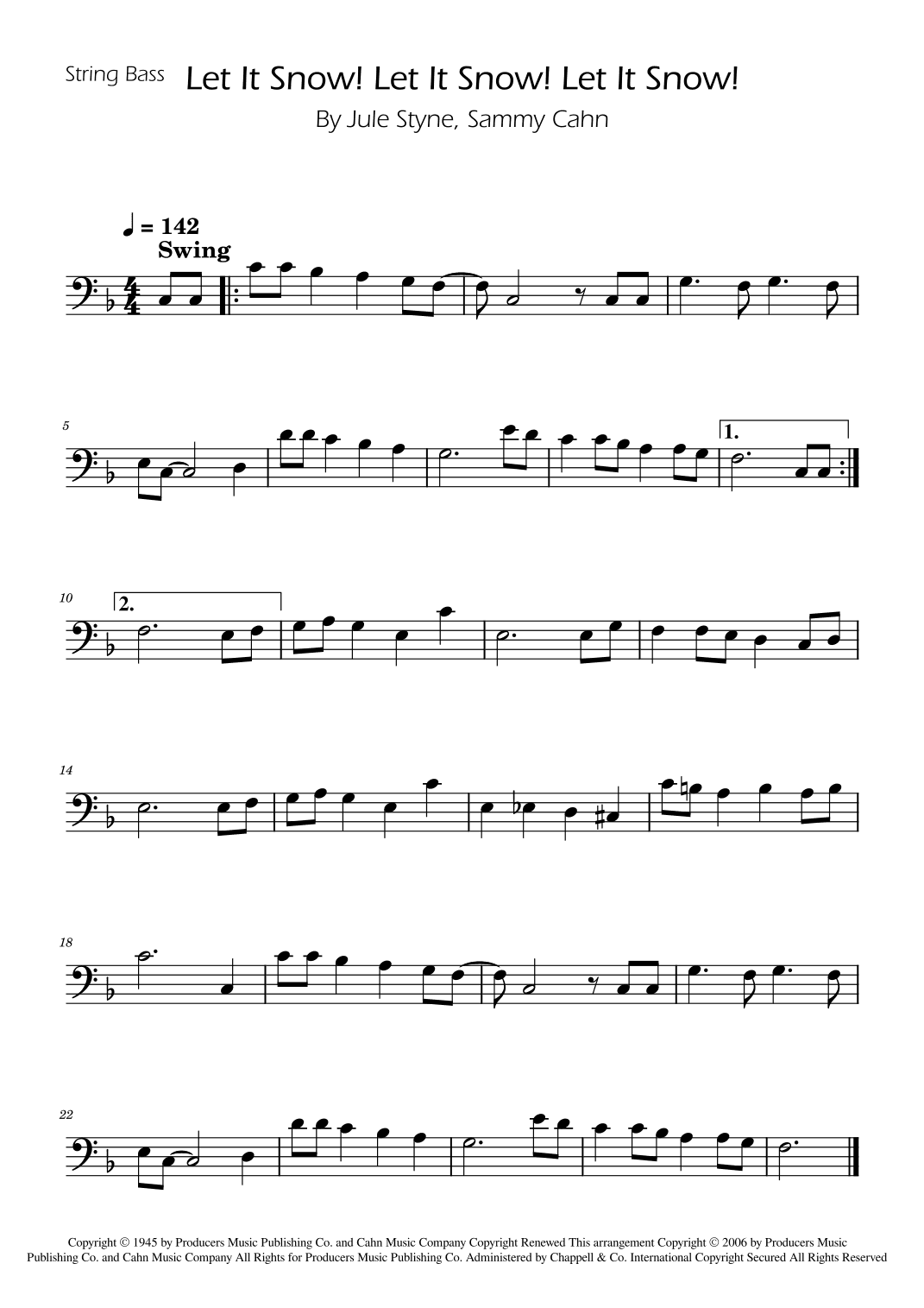Let It Snow! Let It Snow! Let It Snow! (arr. Ygor Nunes)