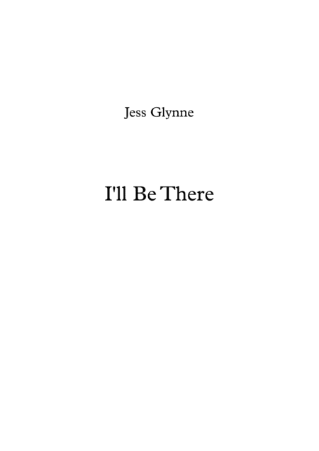 I'll Be There (arr. Andrew Russel)