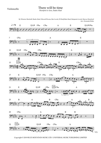 There Will Be Time (arr. Fernando Britto)