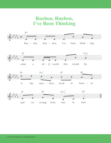 Rueben, Rueben, I’ve Been Thinking (arr. Hal Wright)