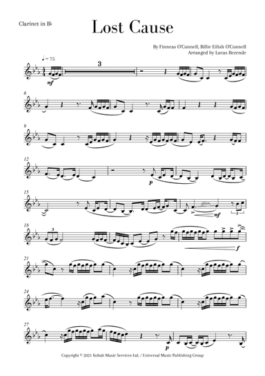Lost Cause (arr. Lucas Rezende)