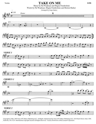 Take On Me (arr. Jorge Juárez)