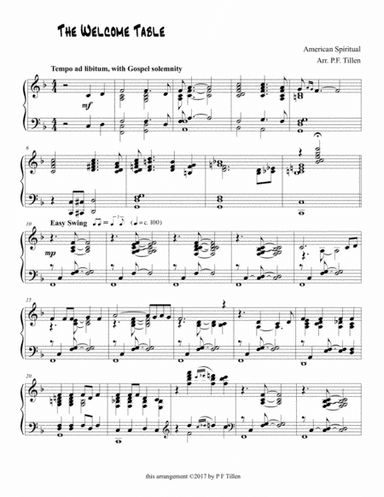 The Welcome Table (arr. PFTMusic)