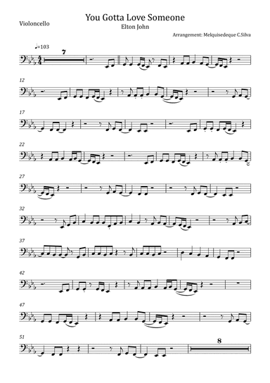 You Gotta Love Someone (arr. Melquisedeque C.Silva)