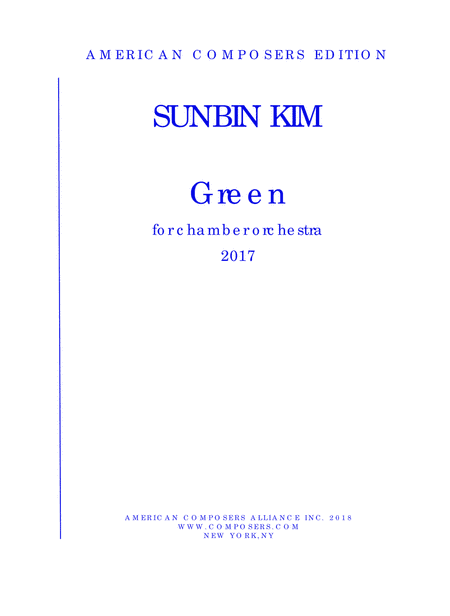 [Kim] Green