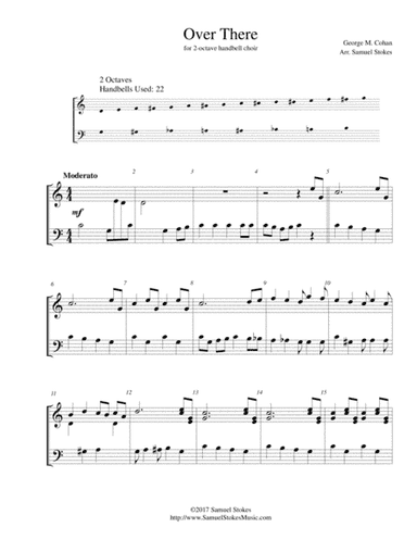 Over There - for 2-octave handbell choir (arr. Samuel Stokes)