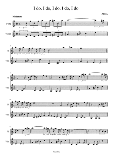 I Do I Do I Do I Do (arr. Vittari Duo, Nia Squirrell)