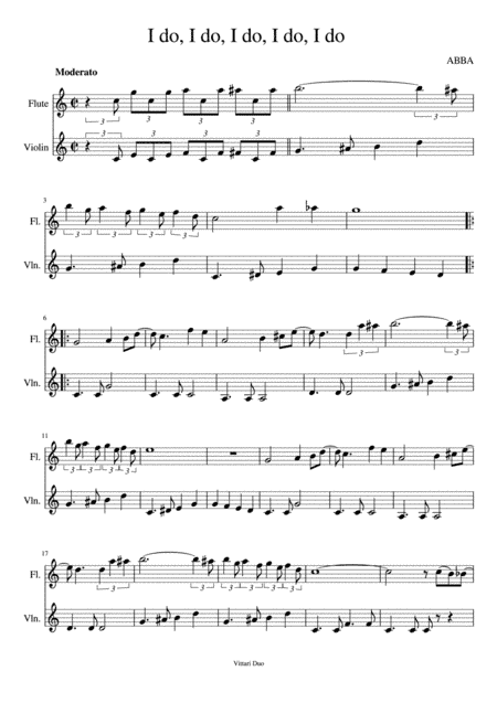 I Do I Do I Do I Do (arr. Vittari Duo, Nia Squirrell)