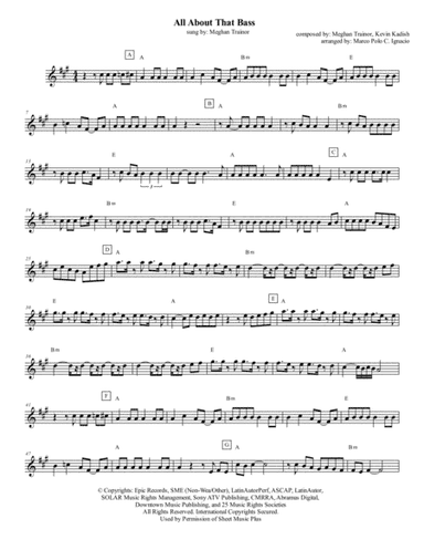 All About That Bass (arr. Marco Polo Ignacio)