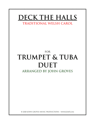 Deck The Halls - Trumpet & Tuba Duet (arr. John Groves)