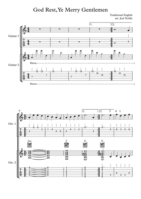 God Rest, Ye Merry Gentlemen (arr. Joel Noftle)