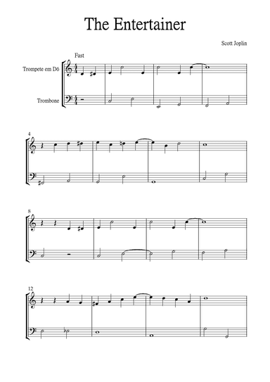 The Entertainer (arr. Jackson Spindler)