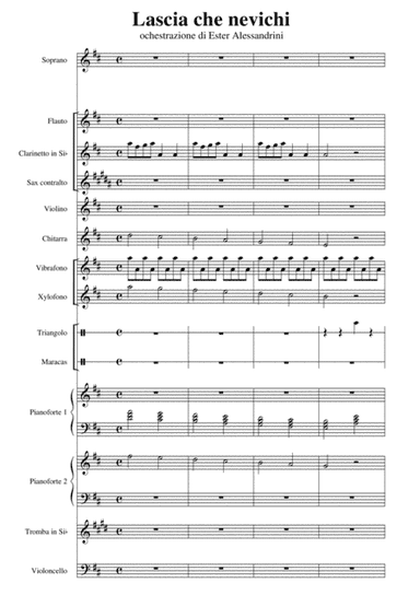 Lascia che nevichi (arr. Ester Alessandrini)