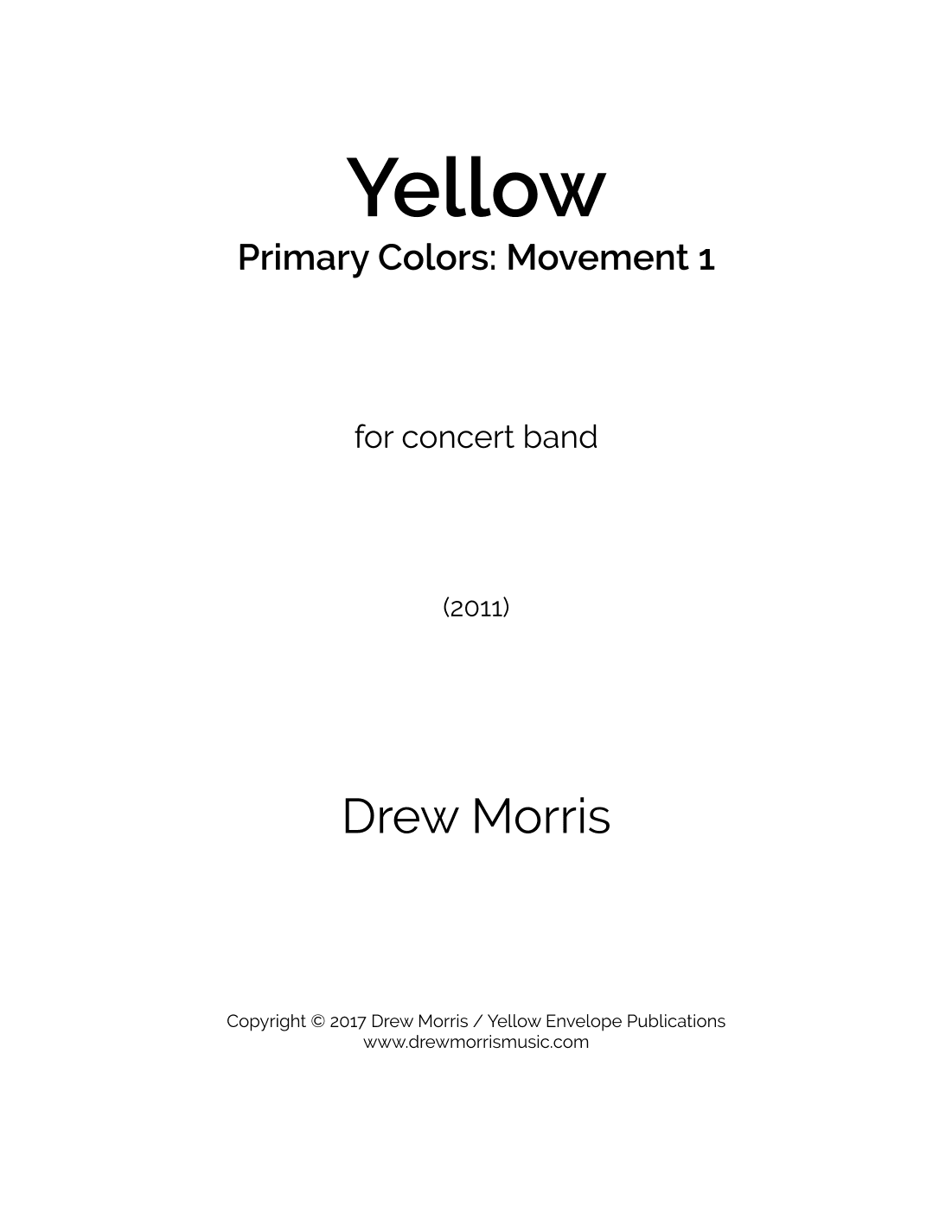Yellow - from Primary Colors