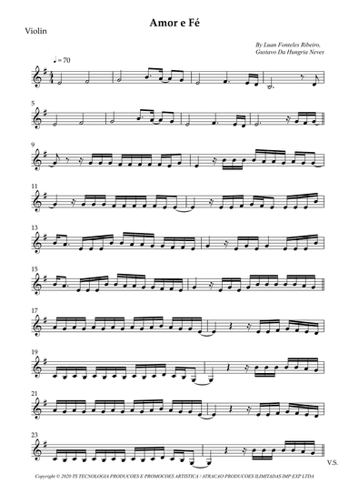 Amor E Fe (arr. Wesley S. SIlva)