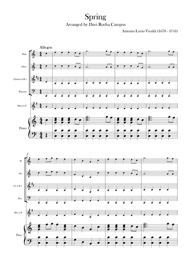 Spring (arr. Davi Rocha Campos)