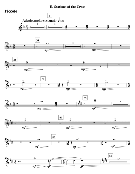Three Symphonic Moments - II. Stations of the Cross (Set of Parts)