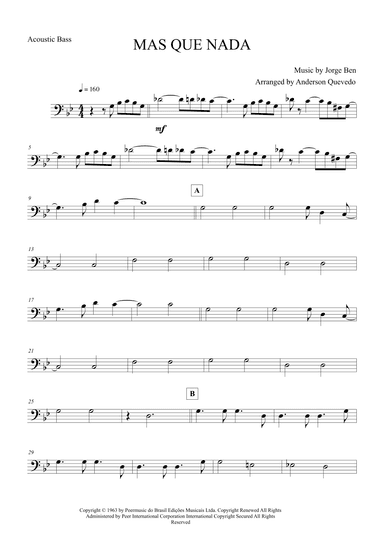 Mas Que Nada (arr. Anderson Quevedo)