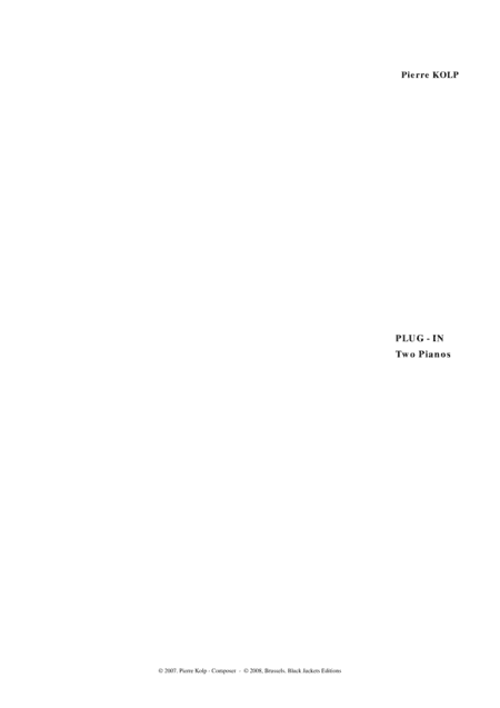 Plug - in (2 pianos)