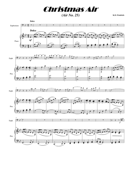 Six Airs for Trombone/Euphonium and Piano, Vol. 5