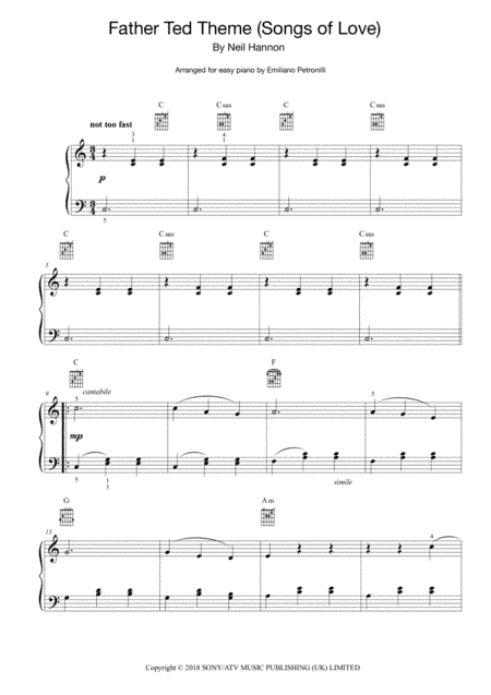 Father Ted (arr. Emiliano Petronilli)