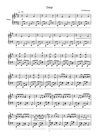 2step (arr. Ed Sheeran)