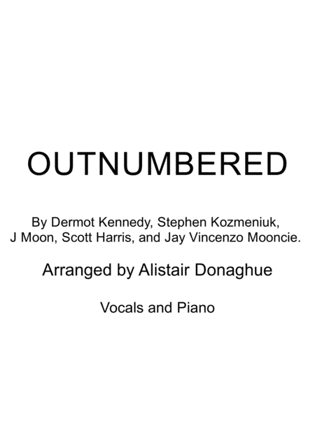 Outnumbered (arr. Alistair Donaghue)