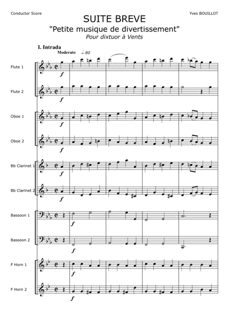 Suite Brève - Score only