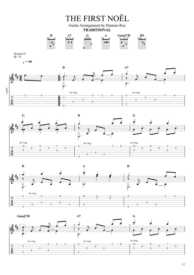 THE FIRST NOËL (arr. Damien Roy)