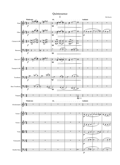 Quintessence I & II for Orchestra