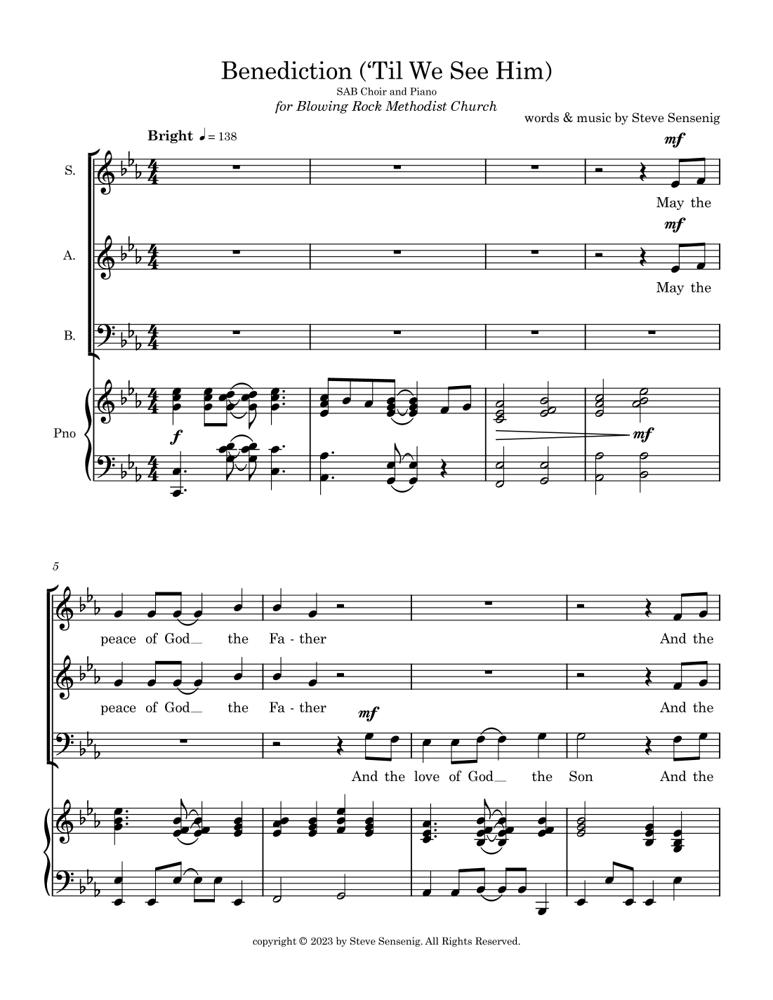 Benediction ('Til We See Him)