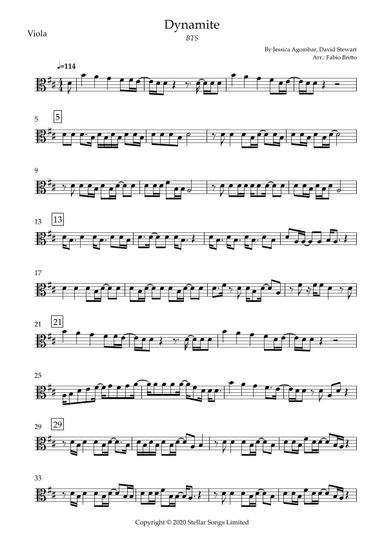 Dynamite (arr. Fabio Britto)