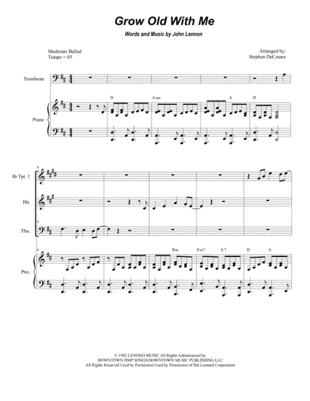Grow Old With Me (arr. Stephen DeCesare)