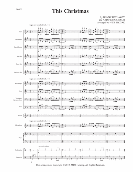 This Christmas (arr. Mike Hyziak)