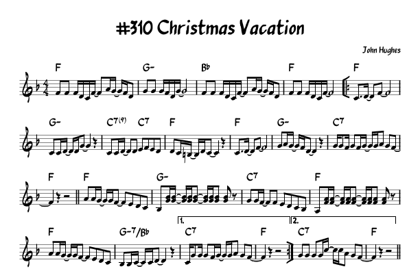 Christmas Vacation (arr. John Fries)