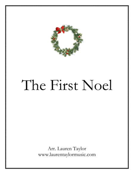 The First Noel - Piano Solo (arr. Lauren Taylor)