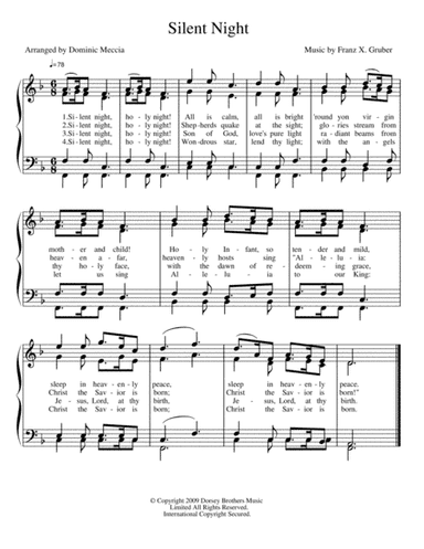 Silent Night (arr. Dominic Meccia)