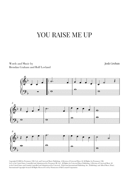 You Raise Me Up (arr. Cadenza Editions)
