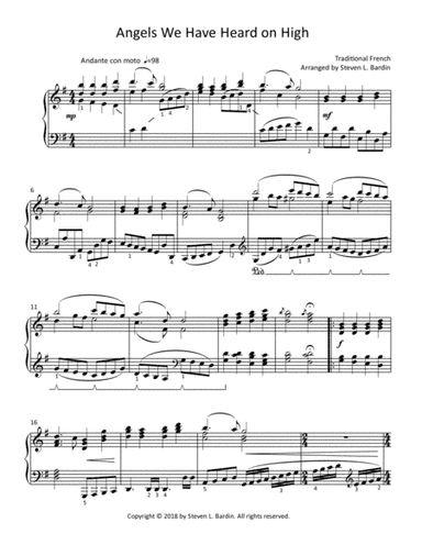 Angels We Have Heard on High (arr. Steven L. Bardin)