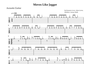 Moves Like Jagger (arr. Wesley S. SIlva)