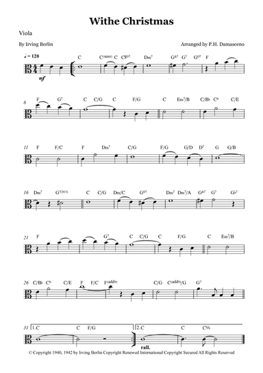 White Christmas (arr. P.H. Damasceno)