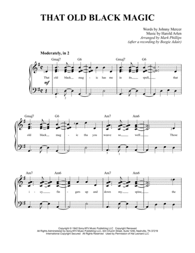 That Old Black Magic (arr. Mark Phillips)