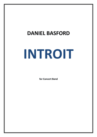 Introit for Band - Score