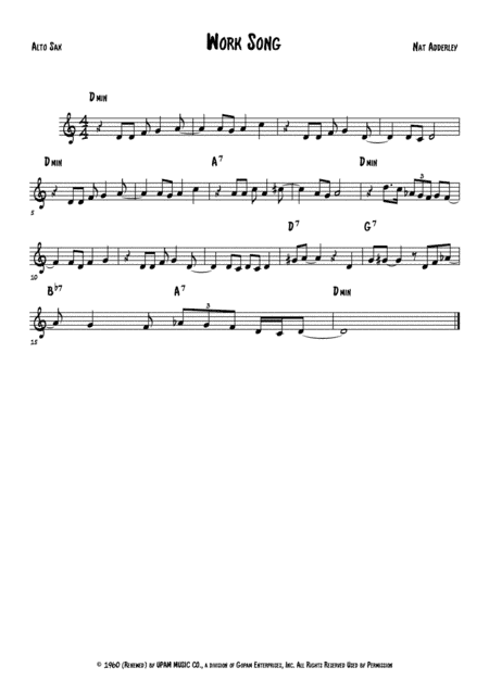 Work Song (arr. Anderson Quevedo)