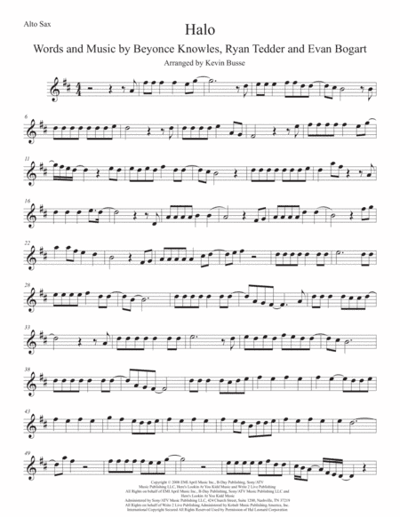 Halo (arr. Kevin Busse)