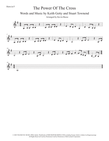 The Power Of The Cross (Oh To See The Dawn) (arr. Kevin Busse)